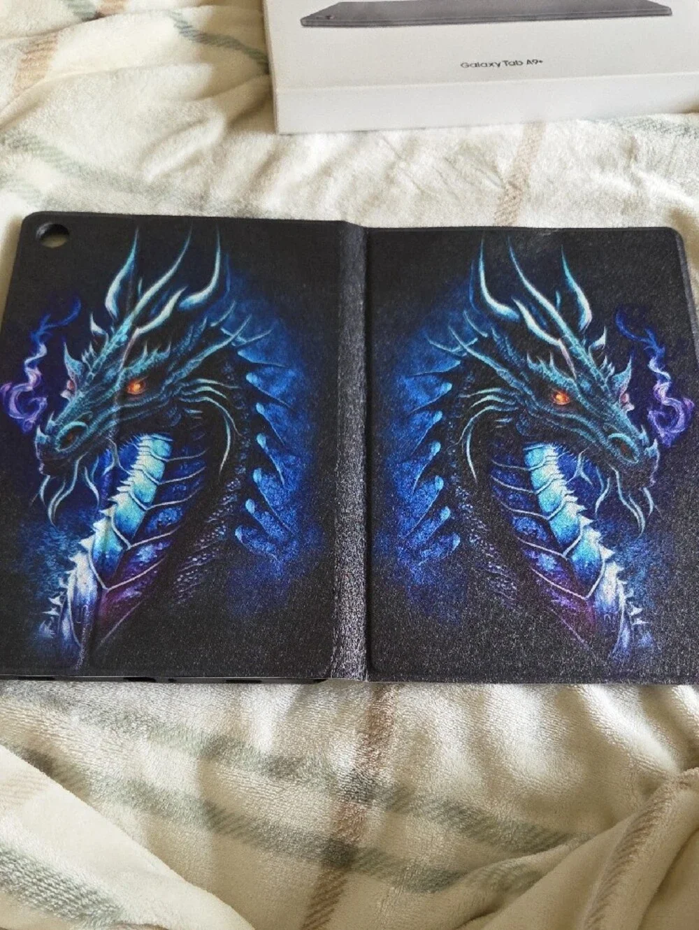Blue Dragon Tablet Case Cover - Stylish Protective Sleeve